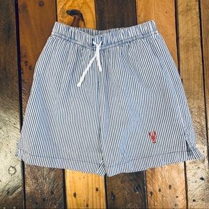 Baby Luigi Seersucker swim trunks boy size 4